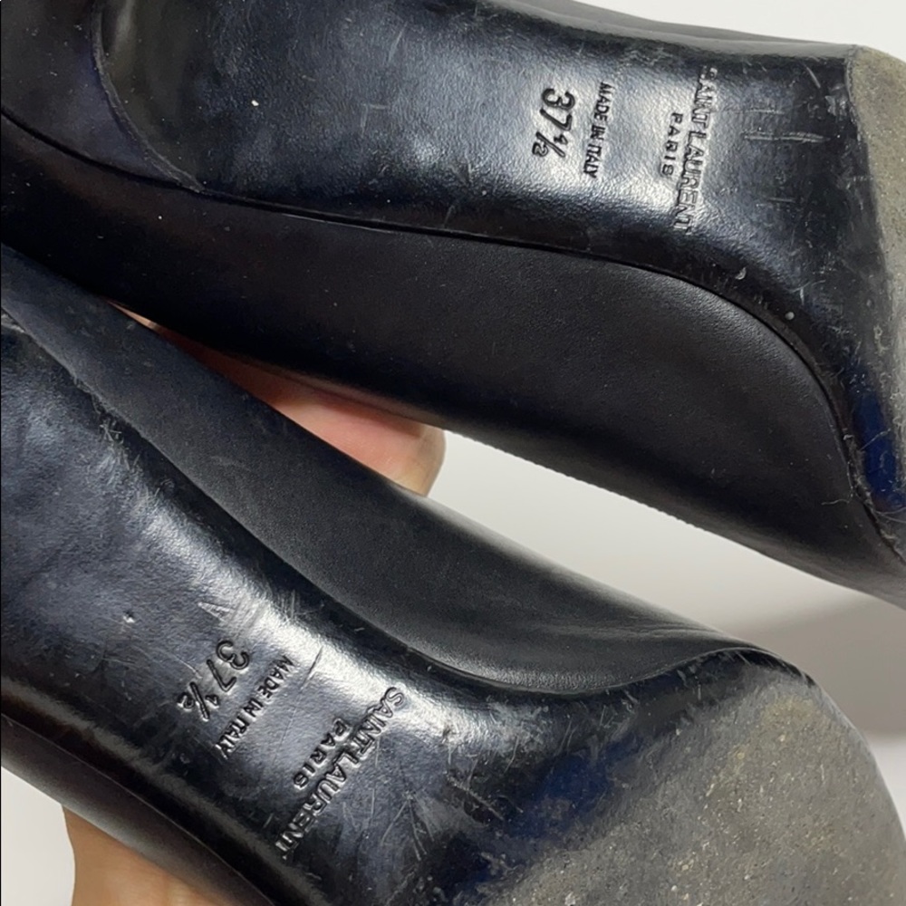 Saint Laurent, Python Toe Janis Pumps - image 6